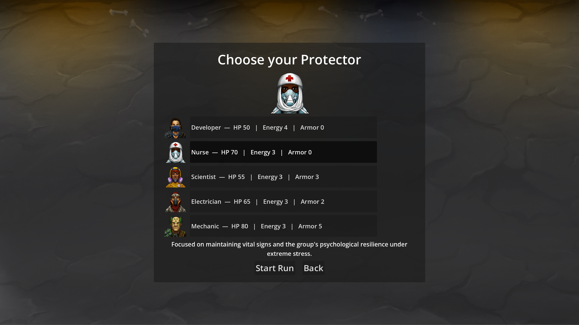 Character Selection